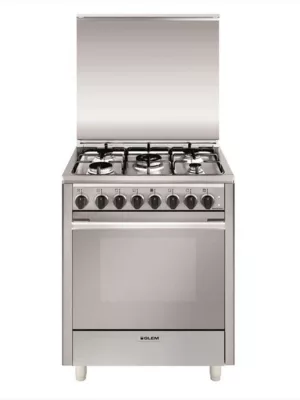 GLEM GAS - Cucina a gas U765MI6 Classe A-INOX
