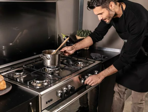 152019908_1.jpg GLEM GAS - Cucina a gas U765MI6 Classe A-INOX