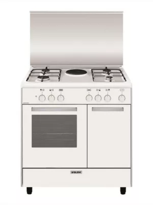 GLEM GAS - Cucina a gas ed elettrica AR856EX Classe A-Bianco