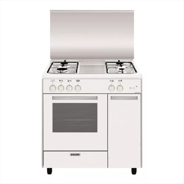 152021336.jpg GLEM GAS - Cucina a gas AS854GX Classe A-Bianco