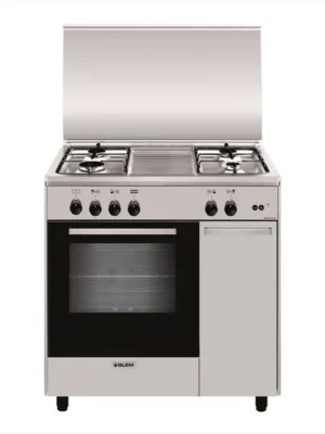 GLEM GAS - Cucina a gas AS854GI Classe A-Inox