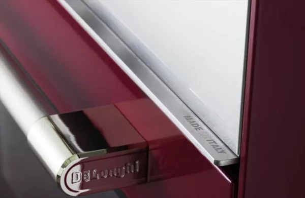 DE LONGHI - Cucina a gas PRO 96 MR ED Classe A-Rosso bordeaux