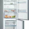 BOSCH - Frigorifero combinato KGN49XLEA Classe E-Metal look