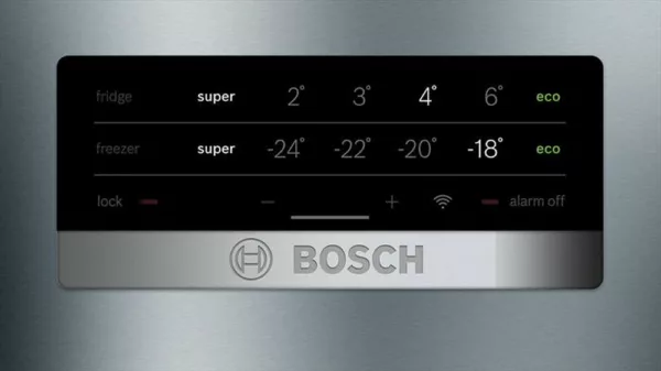 BOSCH - Frigorifero combinato KGN49XLEA Classe E-Metal look