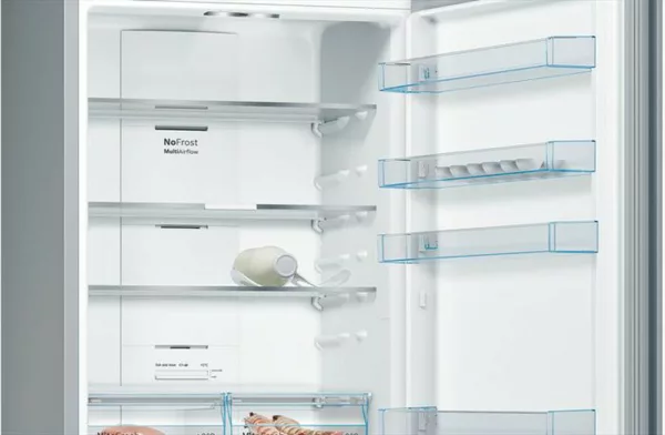 BOSCH - Frigorifero combinato KGN49XLEA Classe E-Metal look