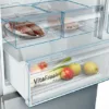 BOSCH - Frigorifero combinato KGN49XLEA Classe E-Metal look