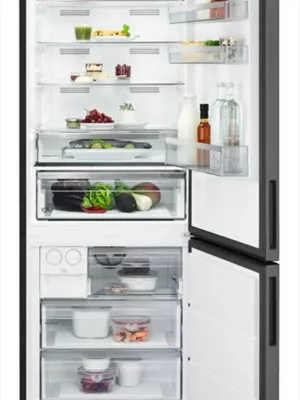 AEG - Frigorifero combinato RCB646E3MB Classe E 510lt-NERO (Matt Black)