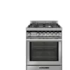 GLEM GAS - Cucina a gas ST664MI Classe A+-Inox