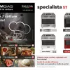 GLEM GAS - Cucina a gas ST664MI Classe A+-Inox