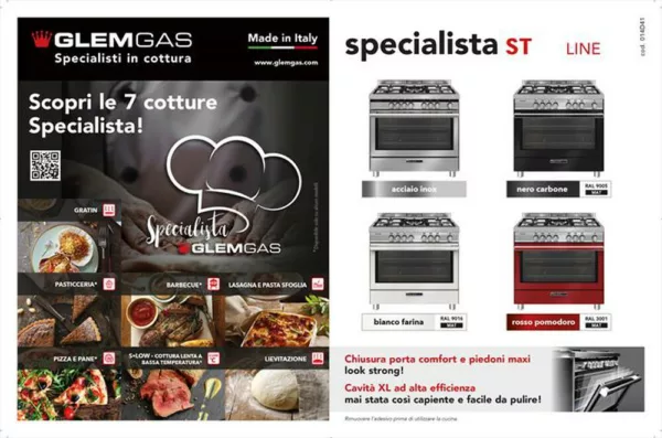202010314_4.jpg GLEM GAS - Cucina a gas ST664MI Classe A+-Inox