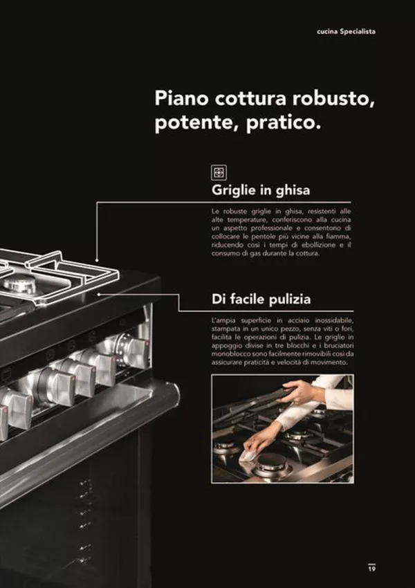 202010314_5.jpg GLEM GAS - Cucina a gas ST664MI Classe A+-Inox