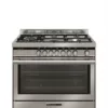 GLEM GAS - Cucina a gas ST96TMI Classe A+-Inox