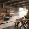 GLEM GAS - Cucina a gas ST96TMI Classe A+-Inox