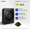 SAMSUNG - Lavatrice WF18T8000GV/ET 18 Kg Classe C-Dark Inox