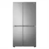 LG - Frigorifero side by side GSBV70PZTE Classe E-Stainless steel