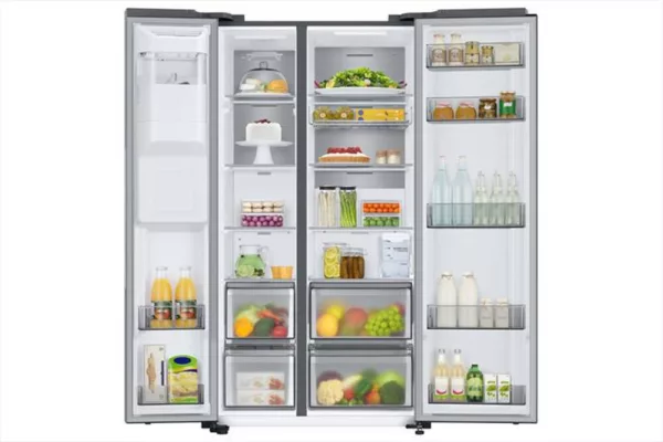 212015413_10.jpg SAMSUNG - Frigorifero side by side RS68A854CSL/EF Classe C-EZ Clean Steel