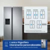 SAMSUNG - Frigorifero side by side RS68A854CSL/EF Classe C-EZ Clean Steel