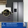 SAMSUNG - Frigorifero side by side RS68A854CSL/EF Classe C-EZ Clean Steel
