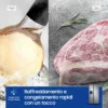 SAMSUNG - Frigorifero side by side RS68A854CSL/EF Classe C-EZ Clean Steel