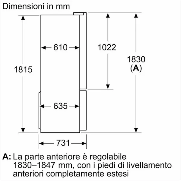 222001969_12.jpg BOSCH - Frigorifero 3 e più porte KFN96VPEA Classe E-Acciaio anti-impronta