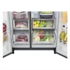 LG - Frigorifero side by side GSXV91MCAE Classe E-Black