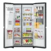 LG - Frigorifero side by side GSXV91MCAE Classe E-Black
