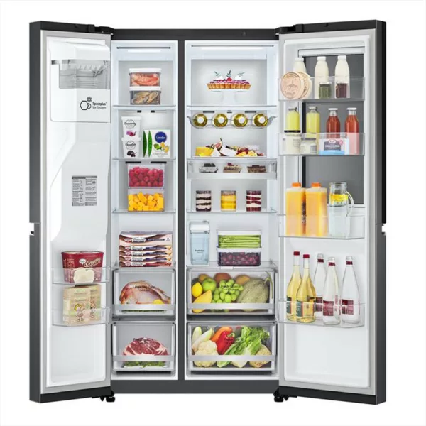 222003369_7.jpg LG - Frigorifero side by side GSXV91MCAE Classe E-Black