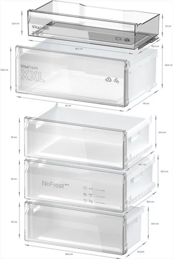222007851_8.jpg BOSCH - Frigorifero combinato KGN497WDF Classe D 440 lt-Bianco