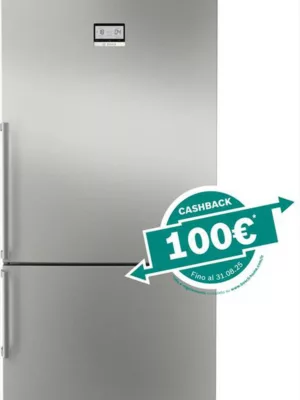 BOSCH - Frigorifero combinato KGN86AIDR Classe D 631 lt-Acciaio anti-impronta