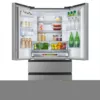HISENSE - Frigorifero combinato RF540N4WIE Classe E 480 lt-Inox