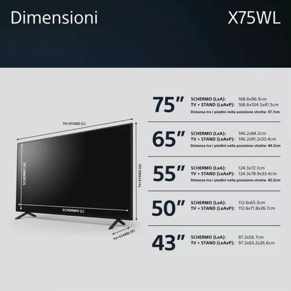 232003208_8.jpg SONY - Smart TV LED UHD 4K 65" KD65X75WLAEP-Nero