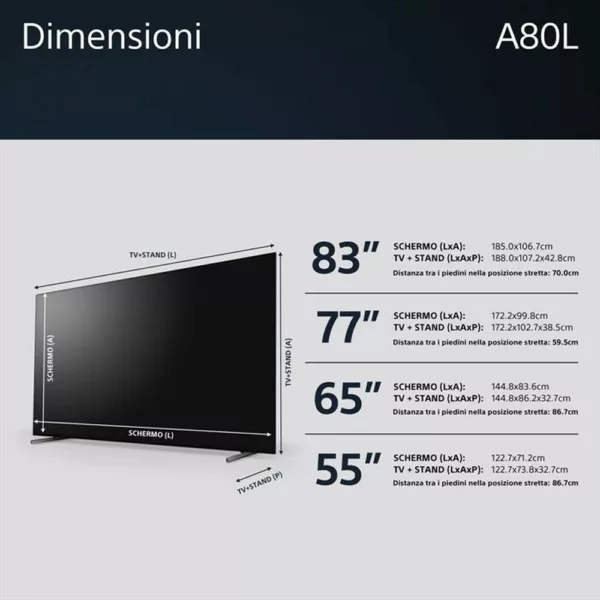 232003230_10.jpg SONY - Smart TV OLED UHD 4K 83" XR83A80LPAEP-Nero