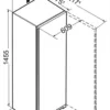 LIEBHERR - Congelatore verticale FNE 4625-20 Classe E 199 lt-bianco