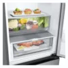 LG - Frigorifero combinato GBV3200DPY Classe D 387L-Argento