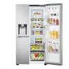 LG - Frigorifero side by side GSLV91MBAC Classe C 635L-Acciaio inossidabile