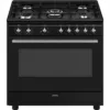 SMEG - Cucina CX91GMBL Classe A-Nero