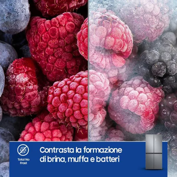 SAMSUNG - Frigorifero 4 porte RF48A400EM9/EF Classe E 488 lt-INOX