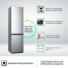 HISENSE - Frigorifero combinato RB440N4ACA Classe A 336 lt-Inox