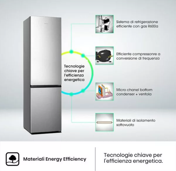 232012335_2.jpg HISENSE - Frigorifero combinato RB440N4ACA Classe A 336 lt-Inox