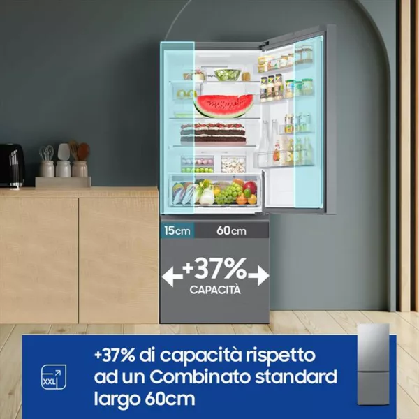 242002558_4.jpg SAMSUNG - Frigorifero combinato RB50DG602ES9EF Classe E-METAL INOX