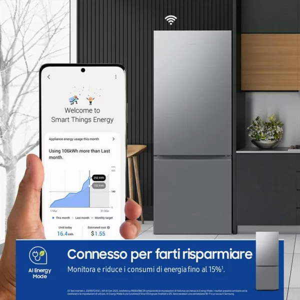 242002558_5.jpg SAMSUNG - Frigorifero combinato RB50DG602ES9EF Classe E-METAL INOX