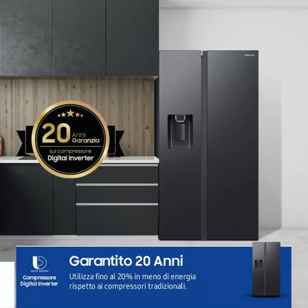 242002841_9.jpg SAMSUNG - Frigorifero side by side RS65DG54M3B1EF Classe E-Antracite