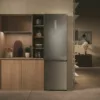 HAIER - Frigorifero combinato HDPW3620CNPK Classe C 406 lt-Acciaio inossidabile