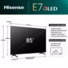 HISENSE - Smart TV Q-LED UHD 4K 85" 85E79NQ-NERO