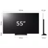 LG - Smart TV OLED evo UHD 4K 55" Serie C4 OLED55C44LA-Marrone