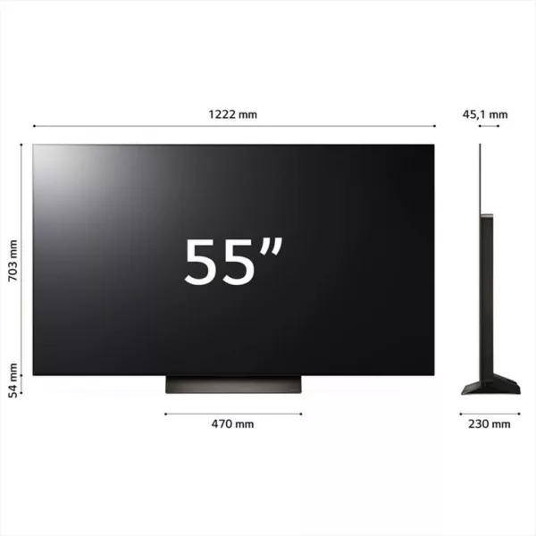 242004433_10.jpg LG - Smart TV OLED evo UHD 4K 55" Serie C4 OLED55C44LA-Marrone