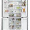 HAIER - Frigorifero side by side HCR5919ENMP ClasseE 582lt-Platino, Acciaio inossidabile
