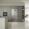 HAIER - Frigorifero side by side HCR5919ENMP ClasseE 582lt-Platino, Acciaio inossidabile