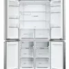 HAIER - Frigorifero side by side HCR5919ENMP ClasseE 582lt-Platino, Acciaio inossidabile