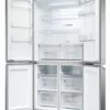 HAIER - Frigorifero side by side HCR5919ENMP ClasseE 582lt-Platino, Acciaio inossidabile
